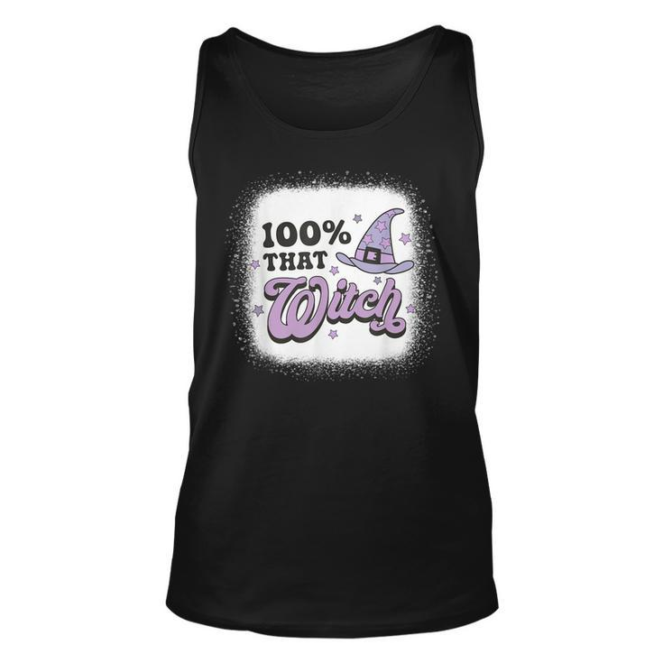 100 That Witch Halloween Costume Witch Lover Spooky Season  Unisex Tank Top