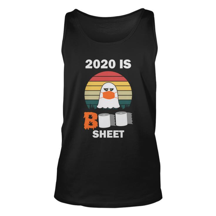 2020 Is Boo Sheet Halloween Quote Unisex Tank Top