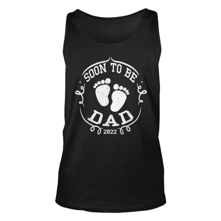 2022 Mens Soon To Be Dad 2022 Fathers Day First Time Daddy  Men Women Tank Top Graphic Print Unisex