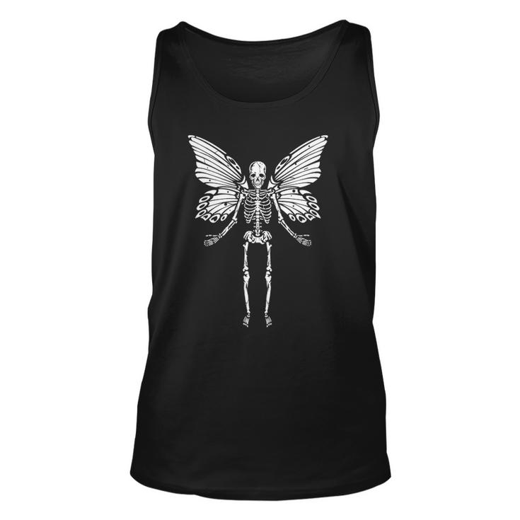 Fairycore Aesthetic Gothic Butterfly Skeleton Fairy Grunge Unisex Tank Top