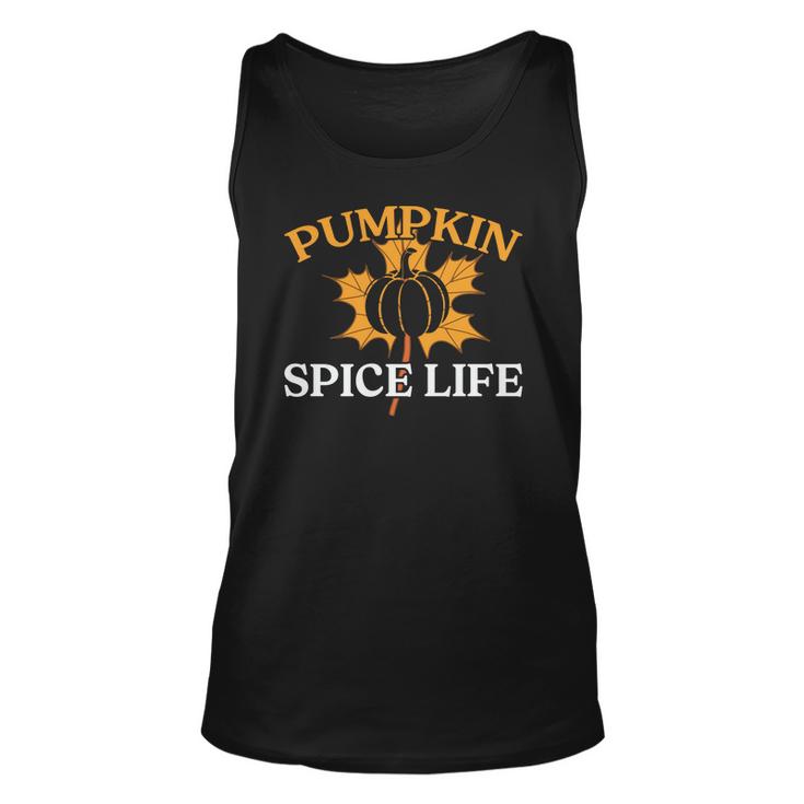 Fall Pumpkin Spice Life Happy Life Men Women Tank Top Graphic Print Unisex