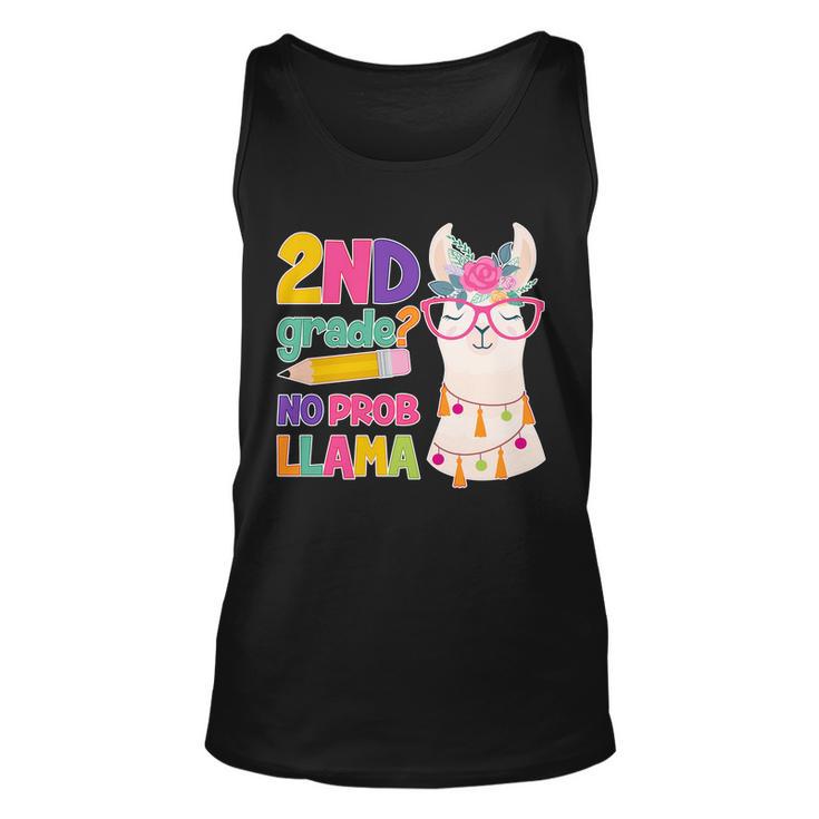 2Nd Grade No Prob Llama Unisex Tank Top