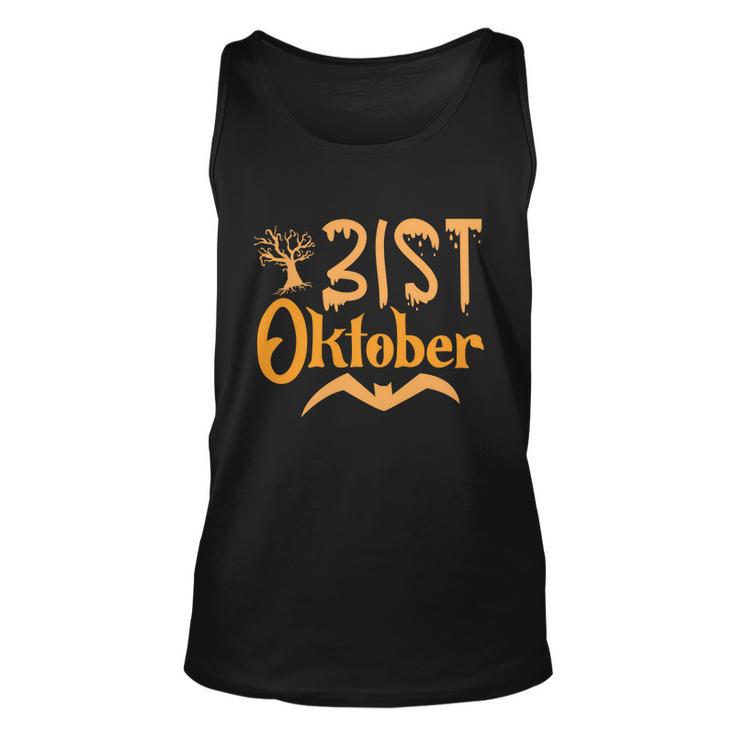 31St Oktober Halloween Quote Unisex Tank Top