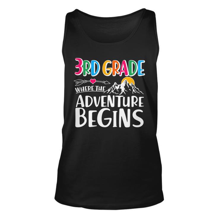 3Rd Grade Where The Adventure Begins Unisex Tank Top