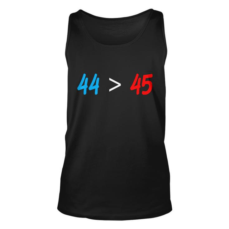 44  45 Red White Blue 44Th President Is Greater Than 45 Tshirt Unisex Tank Top