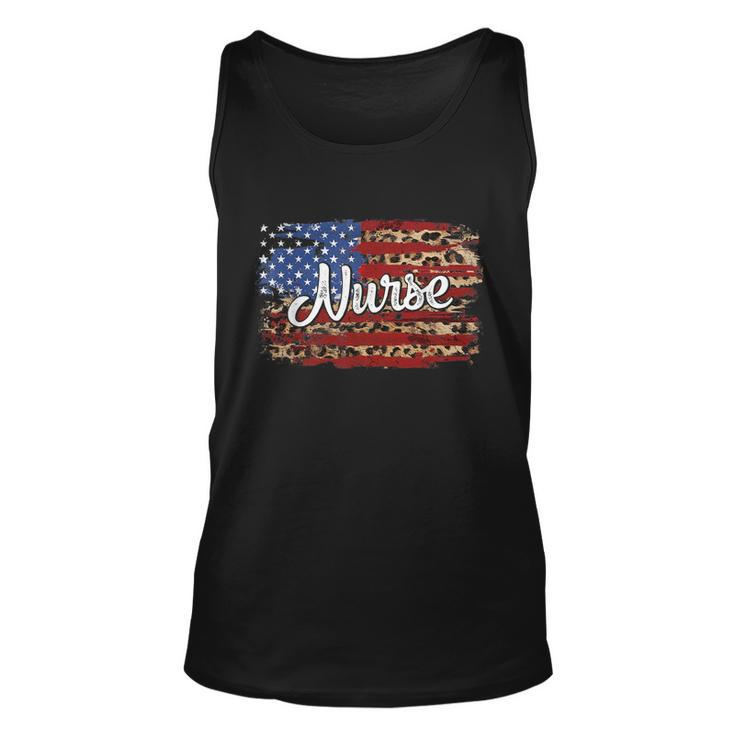4Th July Independence Day American Flag Cute Graphic Nurse Gift Unisex Tank Top