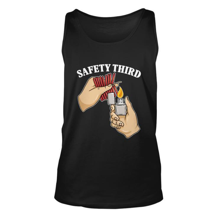 4Th Of July Firecracker Safety Third Funny Fireworks Gift Unisex Tank Top