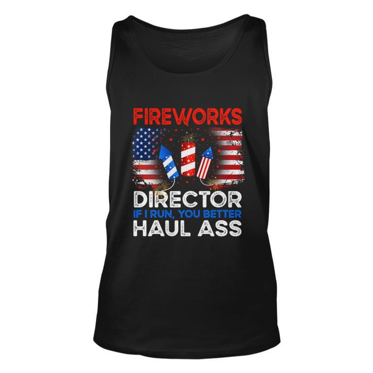 4Th Of July Men Fireworks Director If I Run You Run Funny Unisex Tank Top