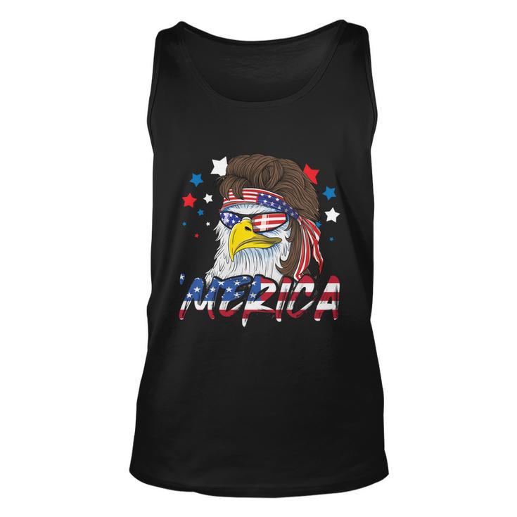 4Th Of July Merica Eagle Mullet Usa American Flag Gift Unisex Tank Top