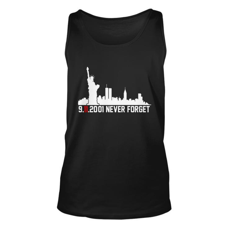 9-11-2001 Never Forget September 11Th Tshirt Unisex Tank Top