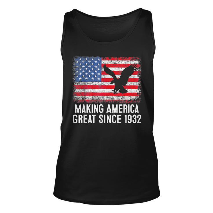 90Th BirthdayMaking America Great Since 1932  Unisex Tank Top