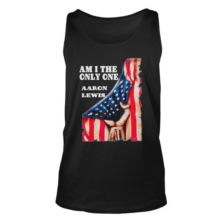Aaron Lewis Am I The Only One Us Flag Tshirt Unisex Tank Top