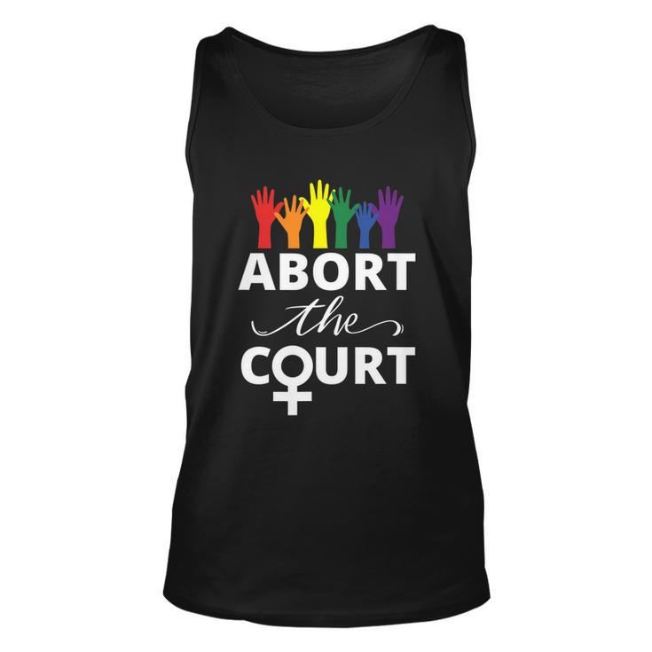 Abort The Court Womens Right Unisex Tank Top