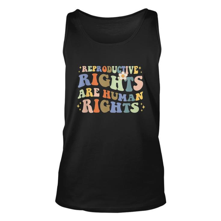 Aesthetic Reproductive Rights Are Human Rights Feminist V2 Unisex Tank Top