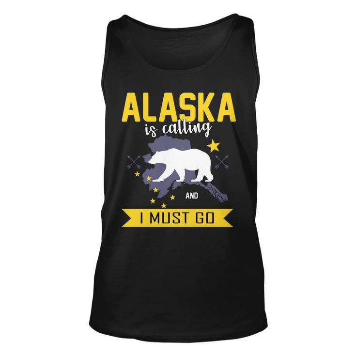 Alaska Is Calling And I Must Go Unisex Tank Top