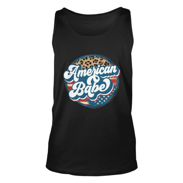 All American Babe Cute Funny 4Th Of July Independence Day Graphic Plus Size Top Unisex Tank Top