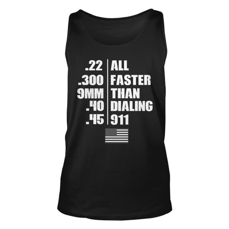 All Faster Than Dialing 911 Tshirt Unisex Tank Top