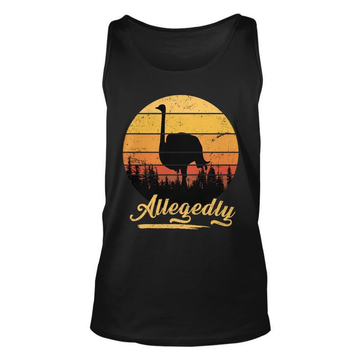 Allegedly Ostrich Retro Tshirt Unisex Tank Top