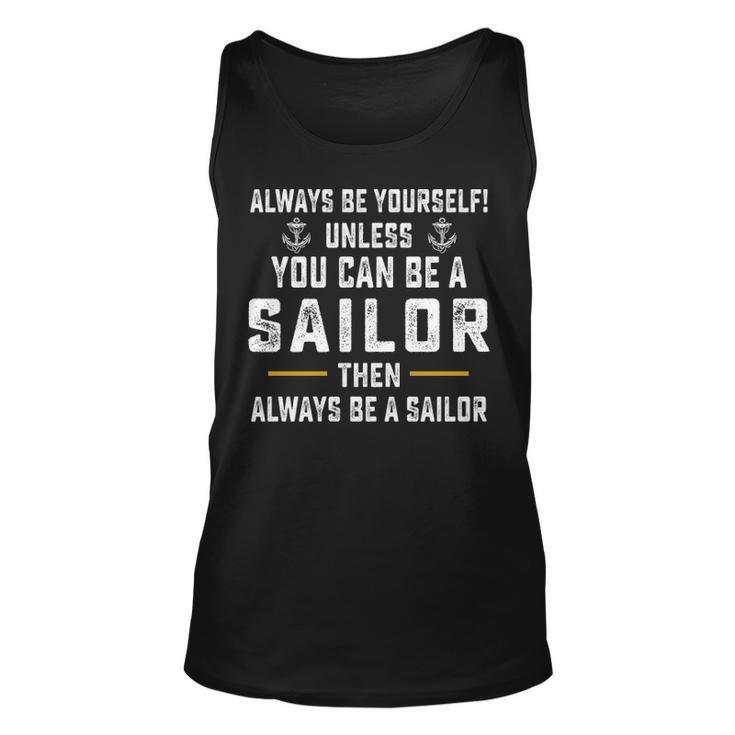 Allways Be A Sailor Unisex Tank Top