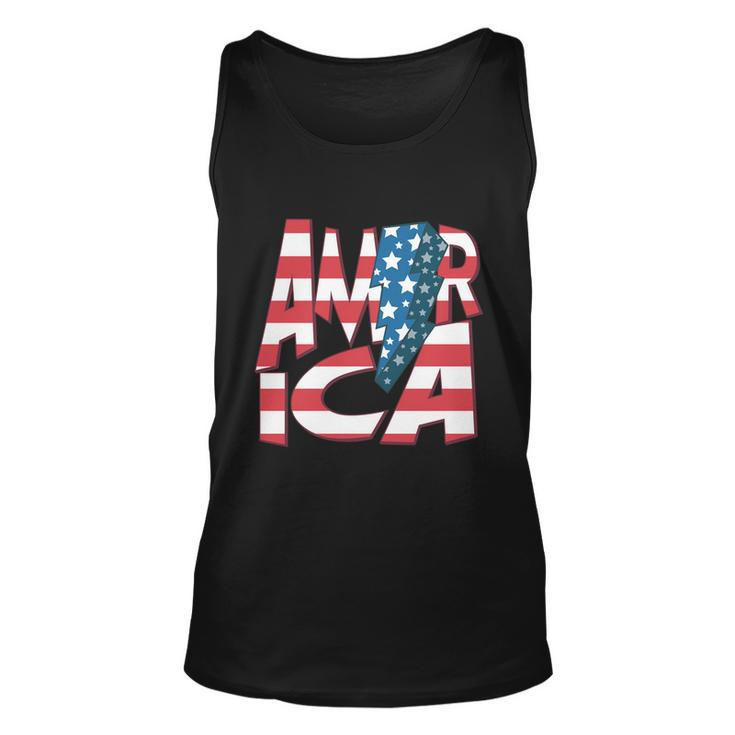 America Usa Flag Patriotic Independence Day 4Th Of July Meaningful Gift Unisex Tank Top