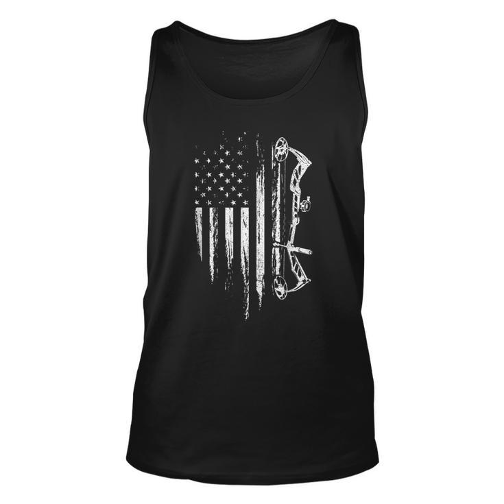 American Flag Bowhunting Bow Archery Gift For Deer Hunter  Men Women Tank Top Graphic Print Unisex