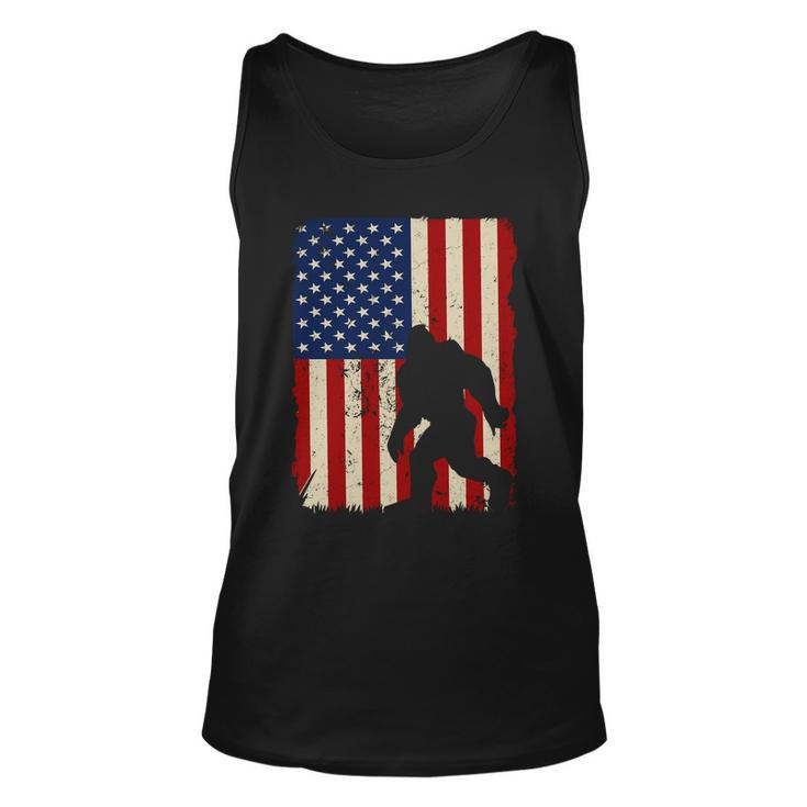 American Flag Gorilla Plus Size 4Th Of July Graphic Plus Size Shirt For Men Wome Unisex Tank Top