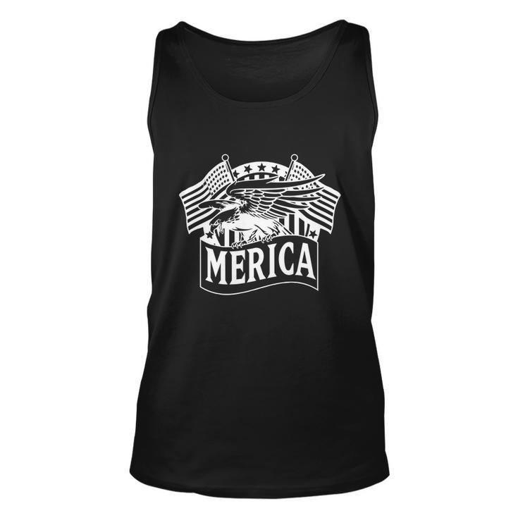 American Flag Merica Tee Eagle Mullet 4Th Of July Usa Gift Unisex Tank Top