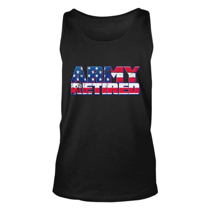 Army Retired V2 Unisex Tank Top