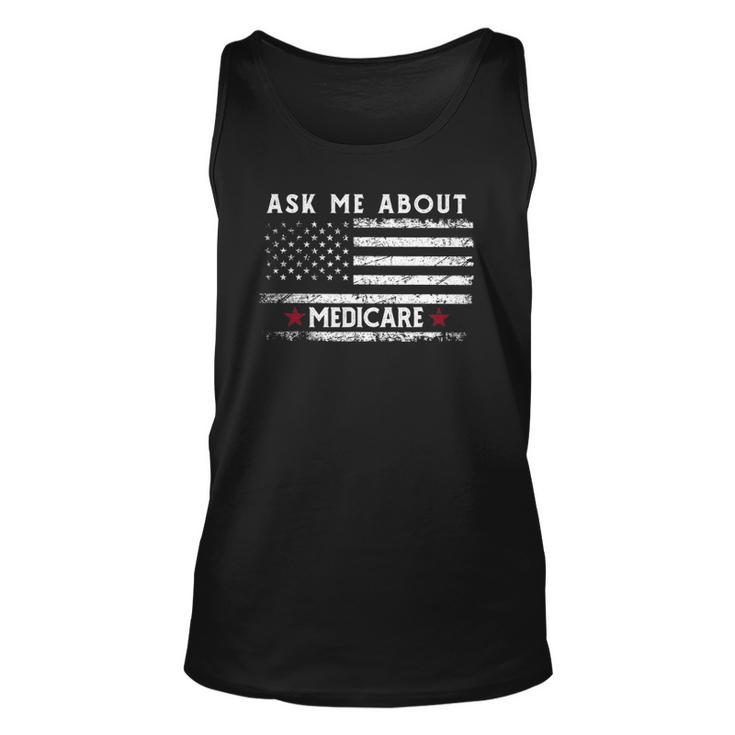 Ask Me About Medicare Health Insurance Consultant Agent Cool Tank Top