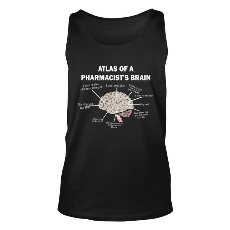 Atlas Of A Pharmacists Brain Unisex Tank Top