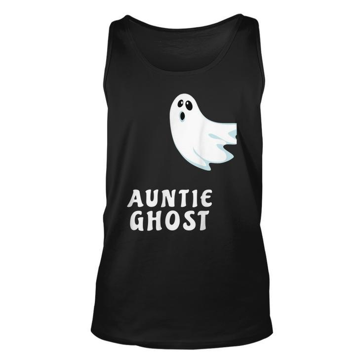 Auntie Ghost Funny Spooky Halloween Ghost Halloween Mom  Unisex Tank Top