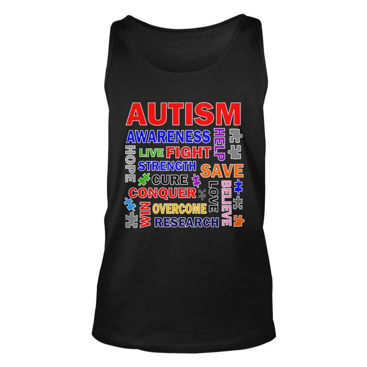 Autism Mashup Tshirt Unisex Tank Top