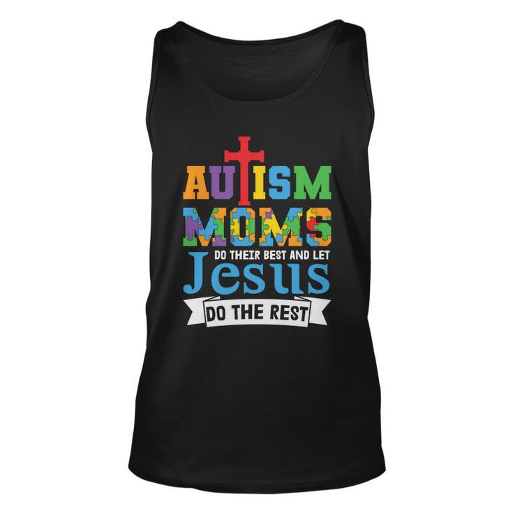 Autism Mom Gift For Autism Awareness Autism Puzzle Tshirt Unisex Tank Top