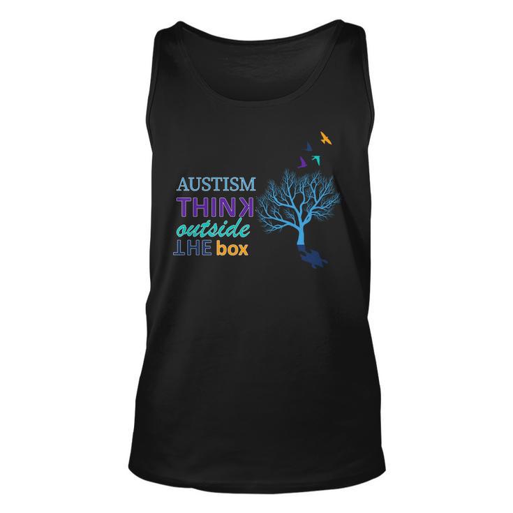 Autism Think Outside The Box Tshirt Unisex Tank Top