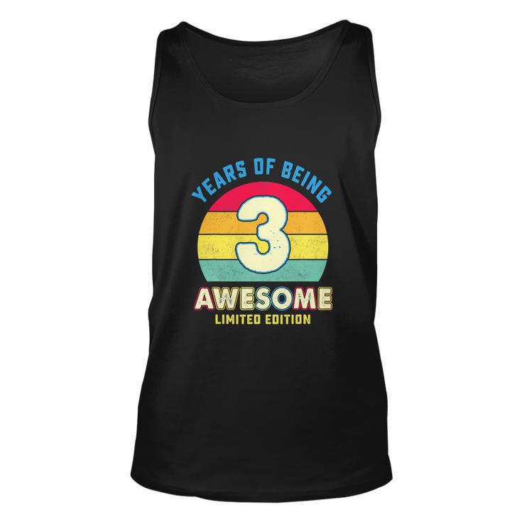 Awesome Retro 3Rd Birthday Boy Girl Unisex Tank Top