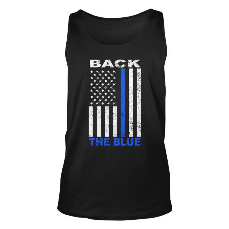 Back The Blue Support Our Police Tshirt Unisex Tank Top