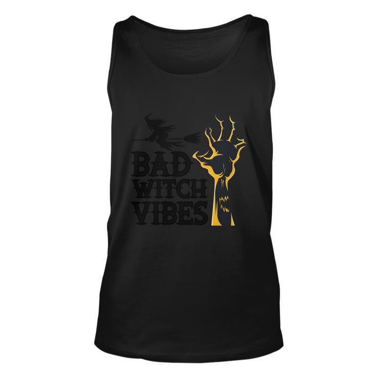 Bad Witch Vibes Halloween Quote V3 Unisex Tank Top