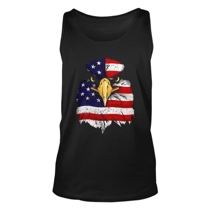 Bald Eagle 4Th Of July American Flag Patriotic Freedom Usa V2 Unisex Tank Top