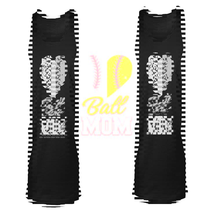 Ball Mom Baseball Softball Mothers Gift Unisex Tank Top Ball Mom Baseball Softball Mothers Gift Unisex Tank Top