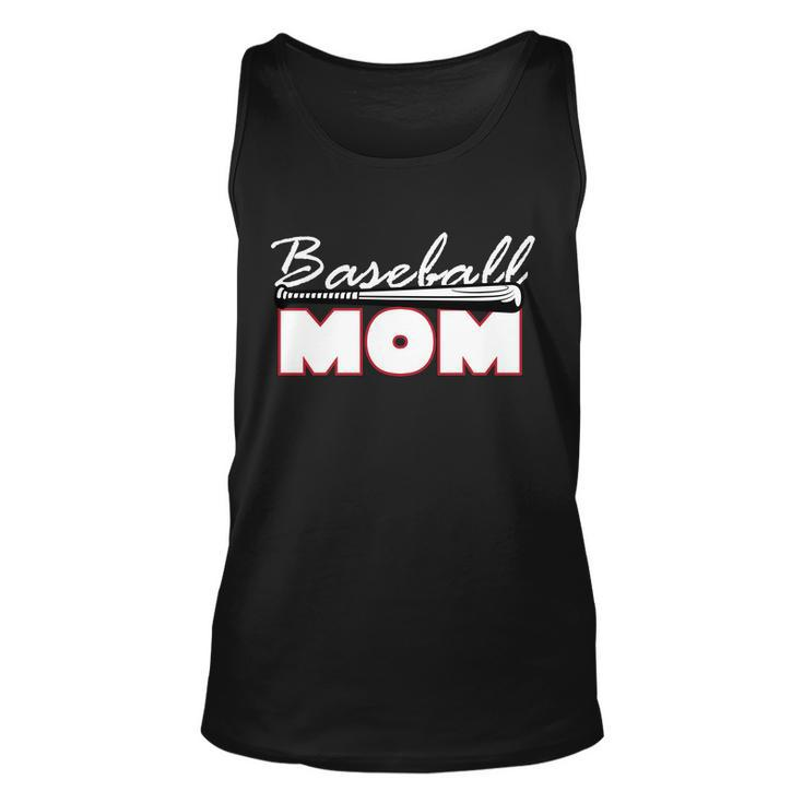 Baseball Mom Bat Logo Unisex Tank Top