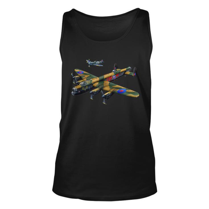 Battle Of Britain Airforce War Plane Tshirt Unisex Tank Top