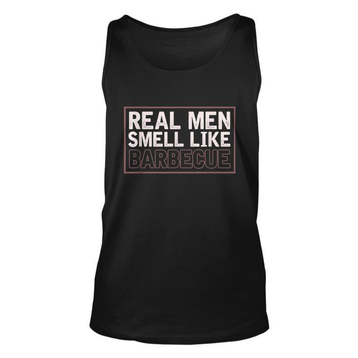 Bbq Grillmaster Men Real Men Smell Like Barbecue Tshirt Unisex Tank Top