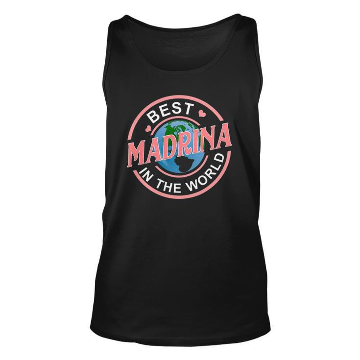 Best Madrina In The World Funny Spanish Godmother Gift Unisex Tank Top
