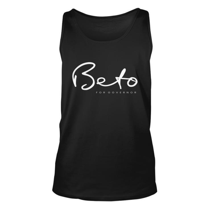 Beto 2022 Beto Orourke For Governor Texas Signature Tshirt Tshirt Unisex Tank Top