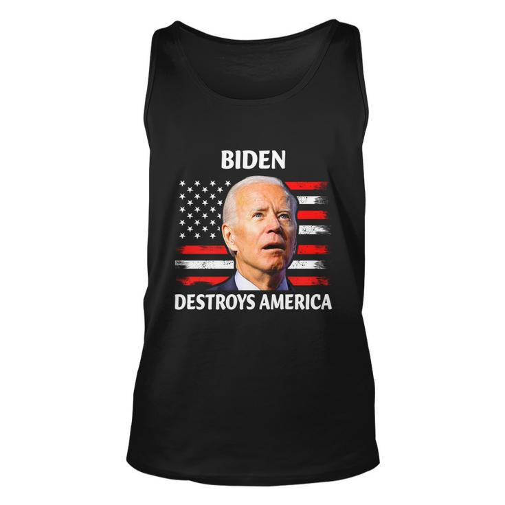 Biden Destroy American Joe Biden Confused Funny 4Th Of July Unisex Tank Top