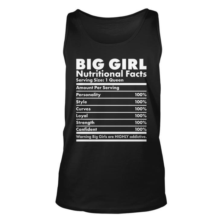Big Girl Nutritional Facts Tshirt Unisex Tank Top