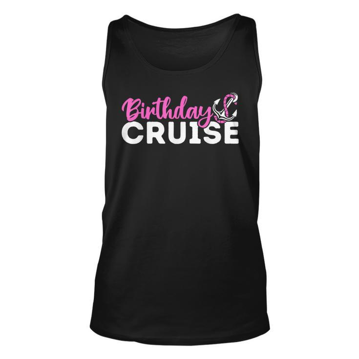 Birthday Cruise Party Friends For Cousin Reunion Trip 2022  Men Women Tank Top Graphic Print Unisex