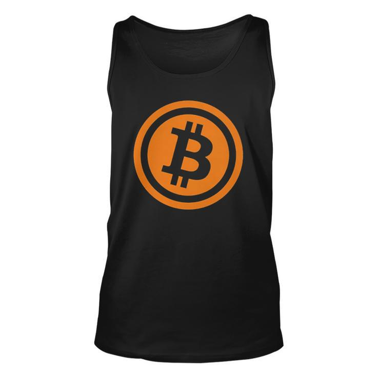 Bitcoin Logo Emblem Cryptocurrency Blockchains Bitcoin  Unisex Tank Top