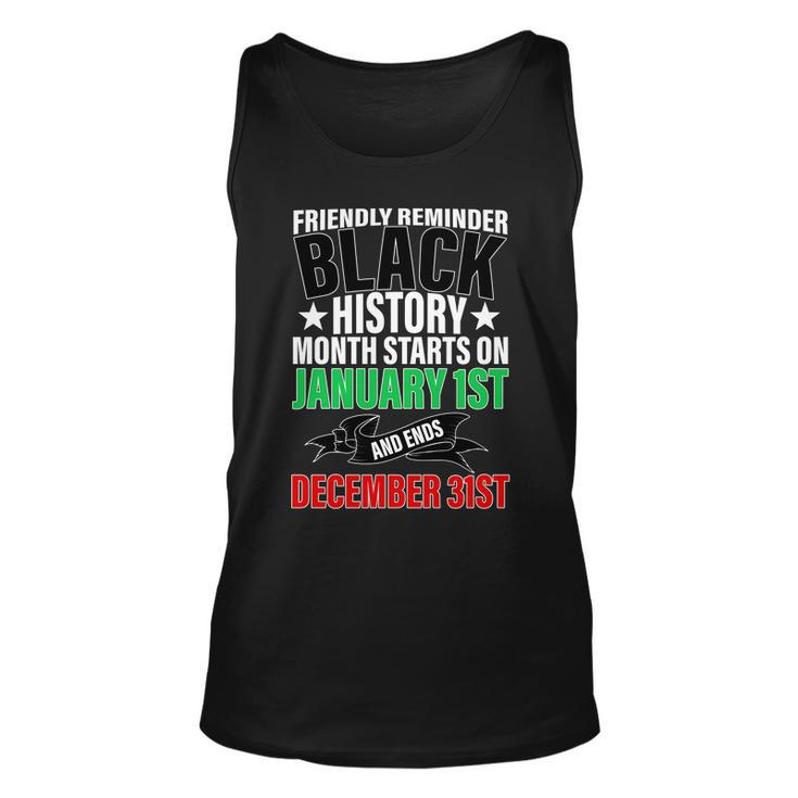 Black History Month All Year Long Unisex Tank Top