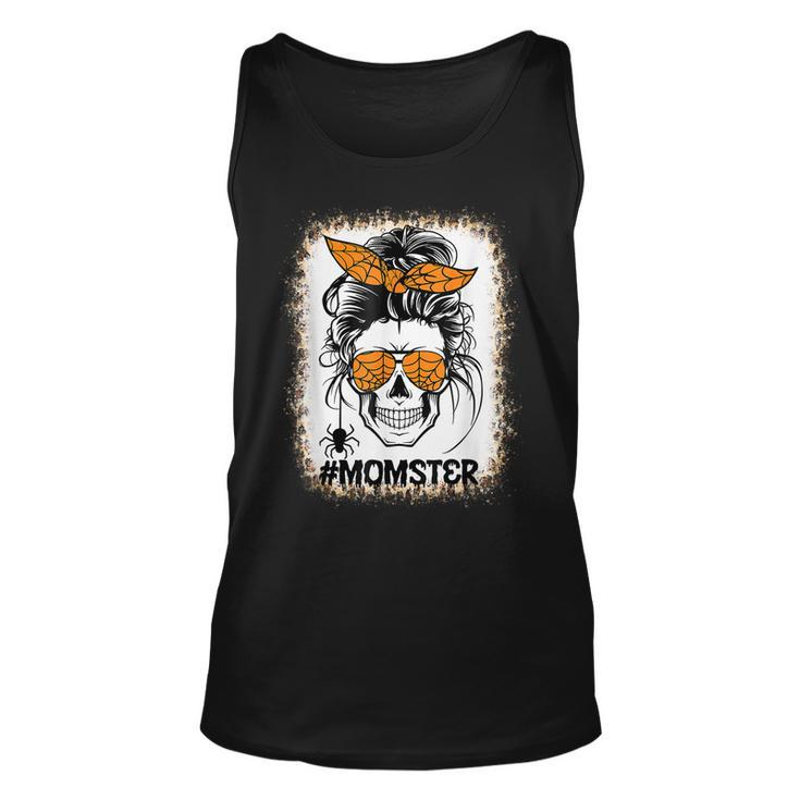 Bleached Momster Sugar Skull Mom Halloween Party Costume  Unisex Tank Top